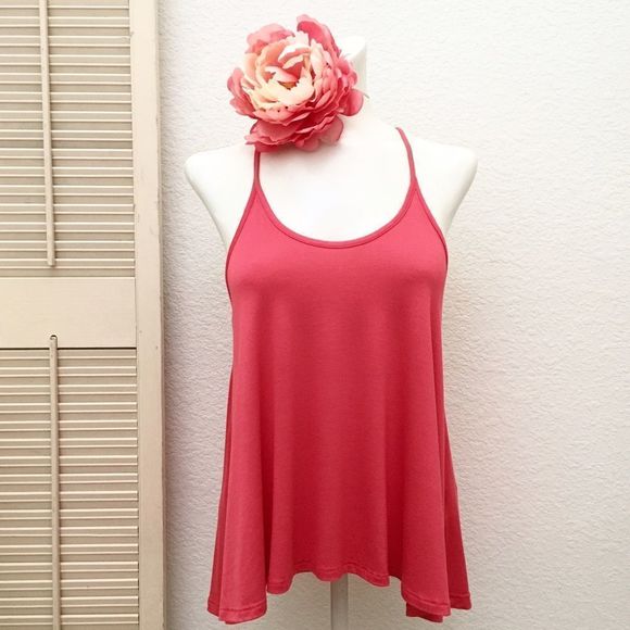 Veronica M. Soft Jersey Trapeze T-Strap Tank❤️ - Picture 1 of 7
